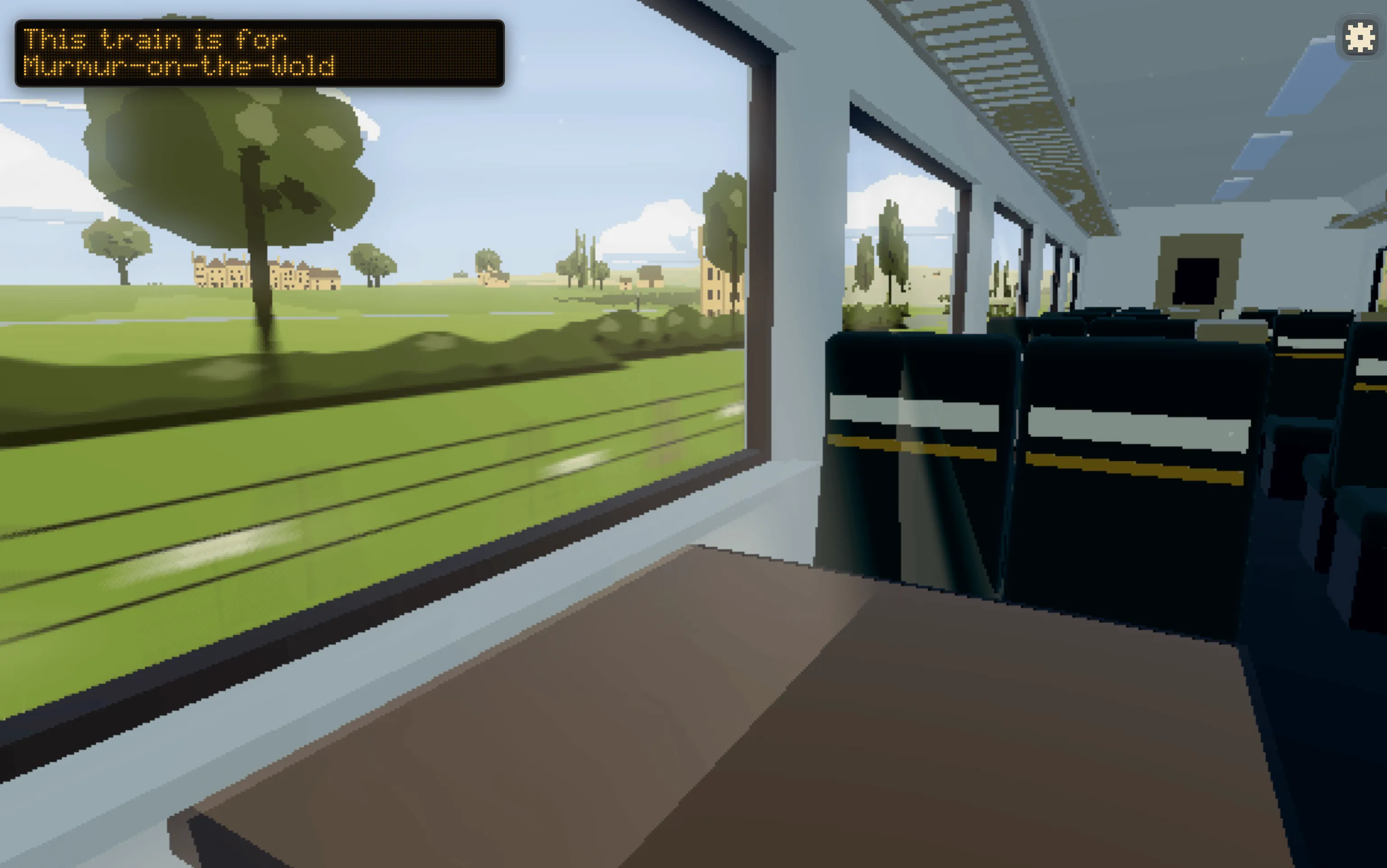 Oliver's Train — the view from the window