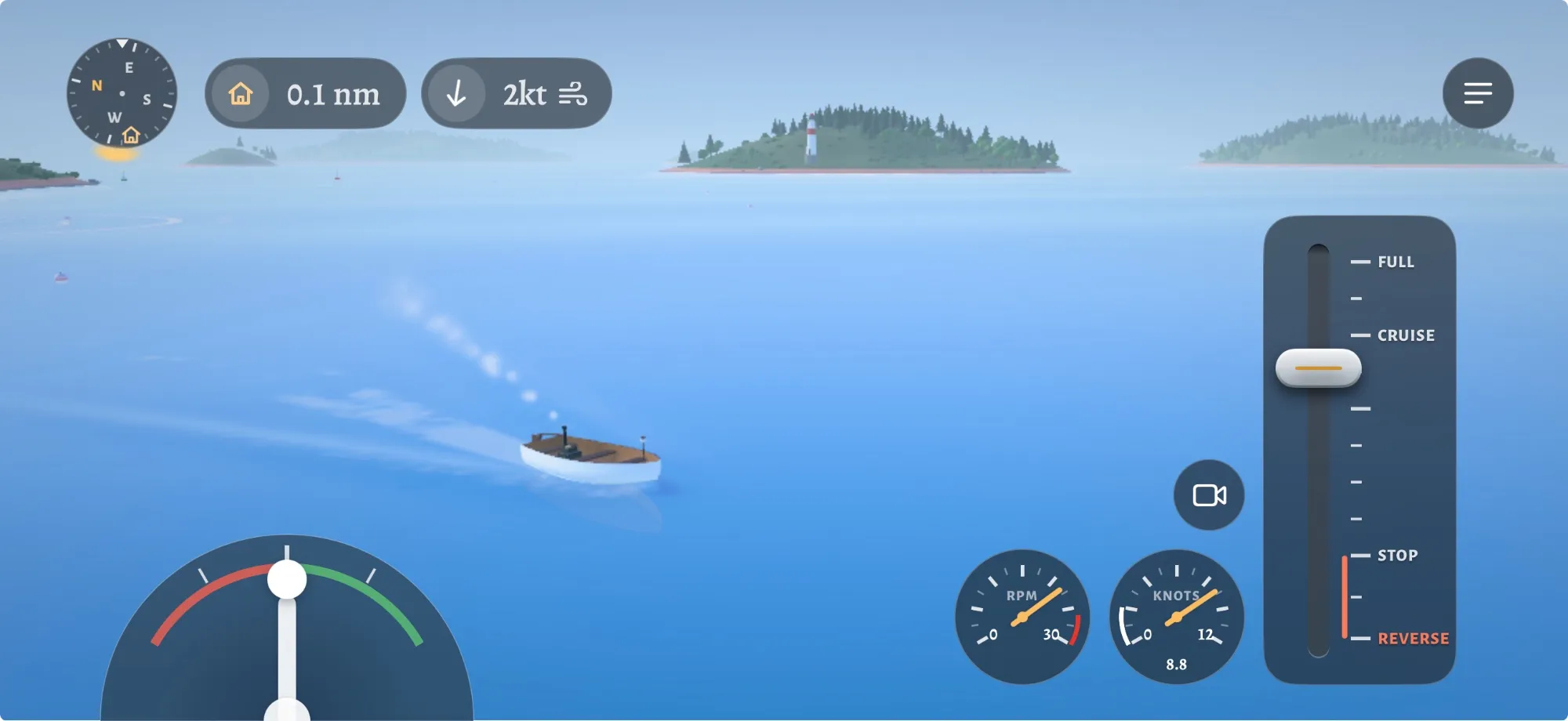 Fishing for Compliments: sailing in daylight
