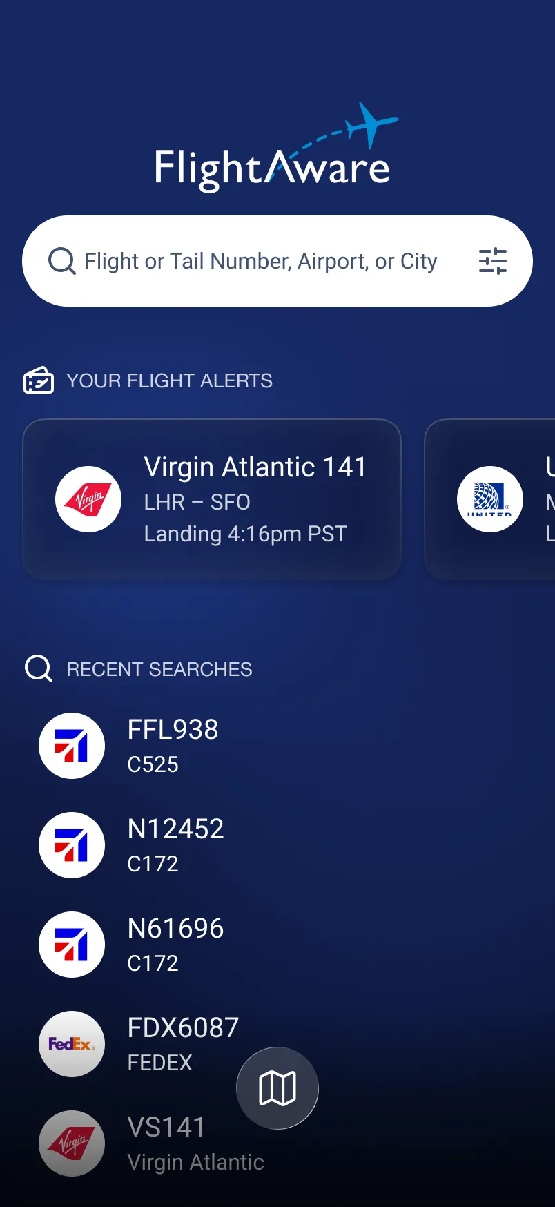 FlightAware: home
