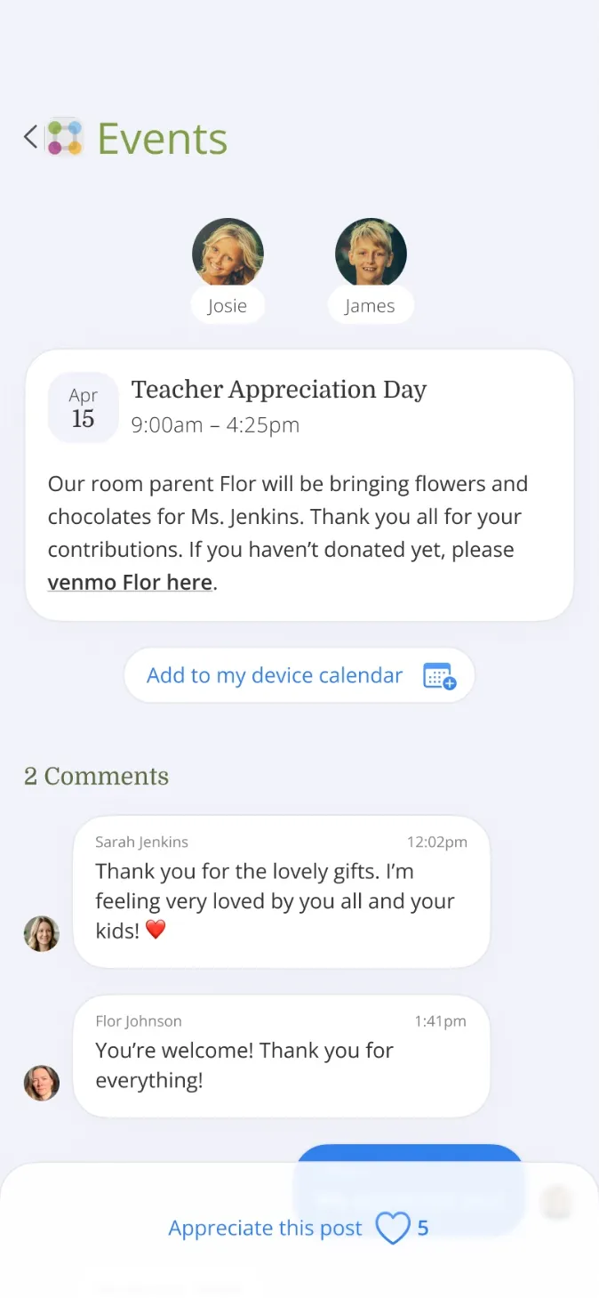 ParentSquare: event