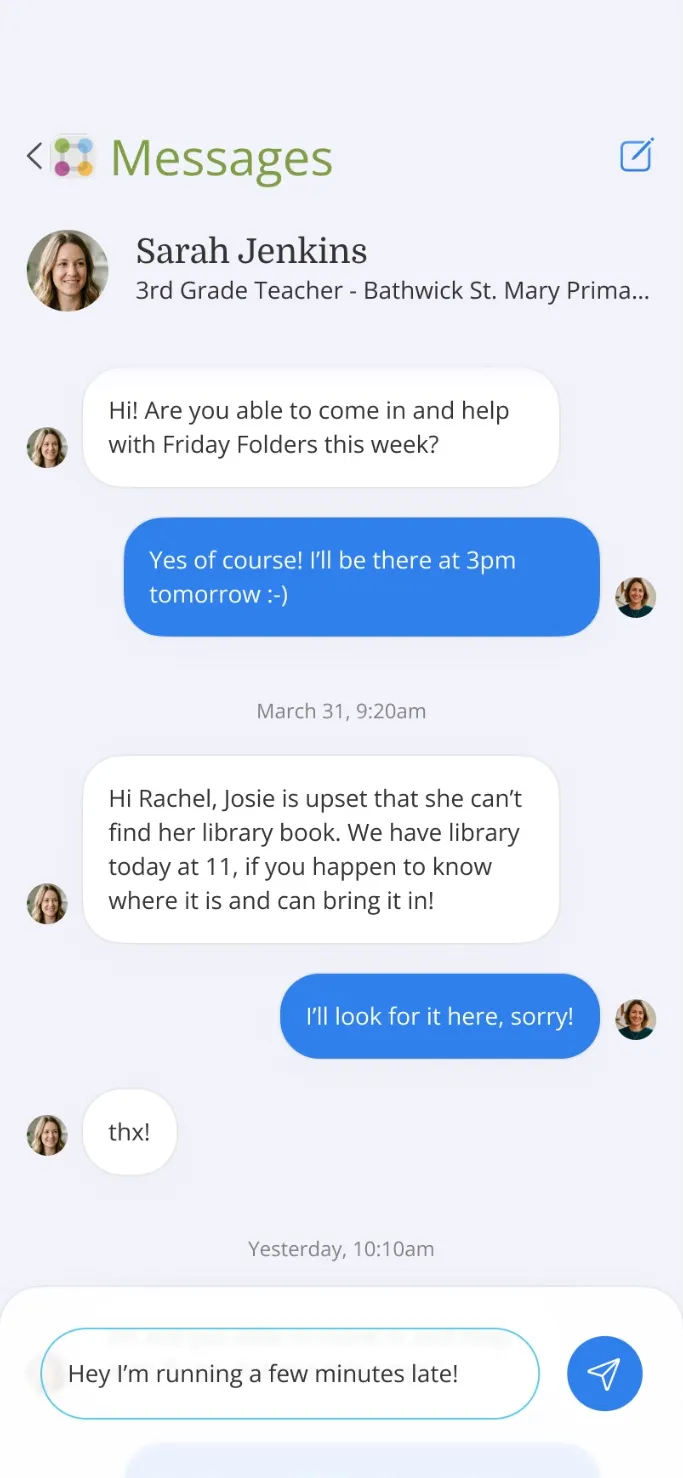ParentSquare: conversation